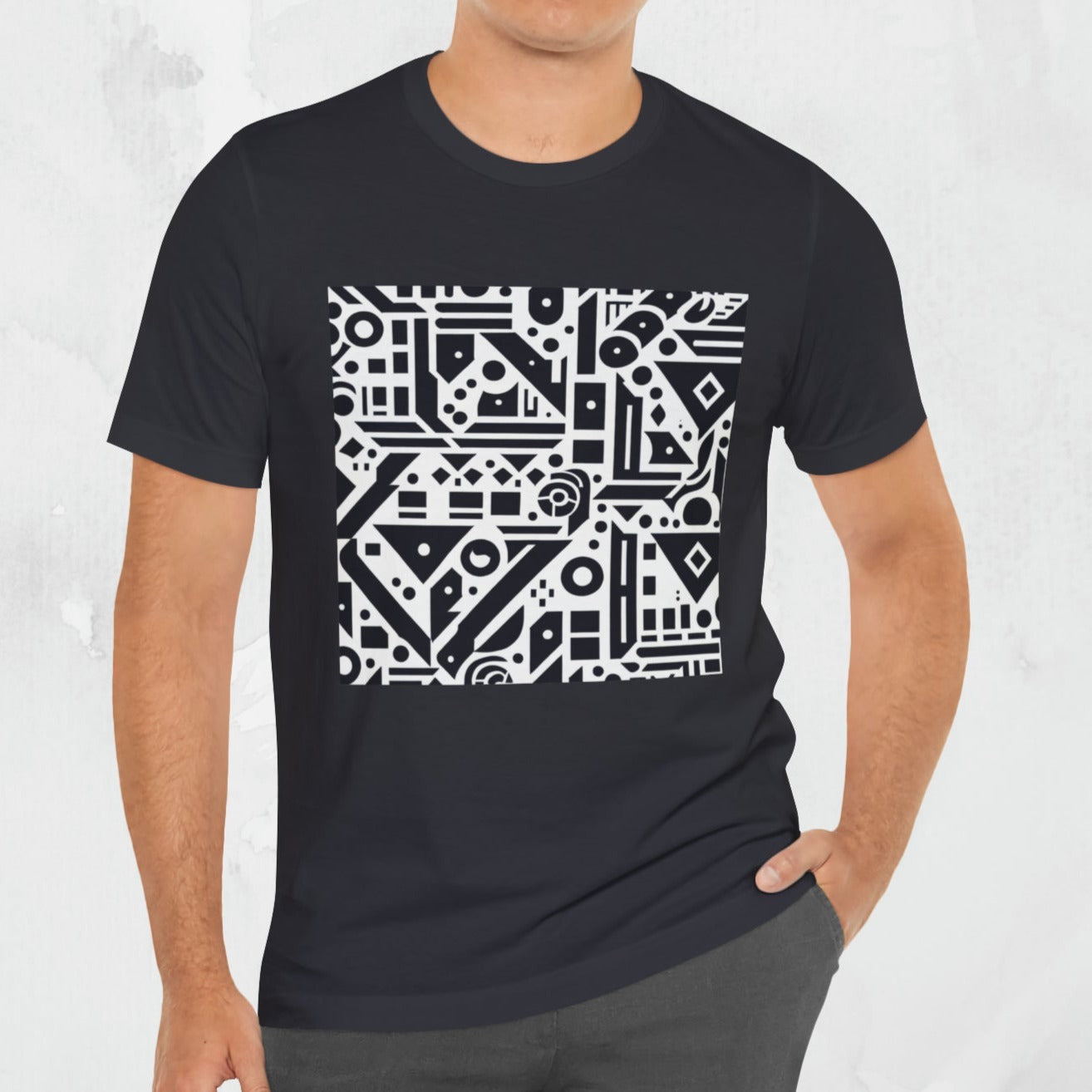 "Boho Beat" Geometric Men's T-Shirt