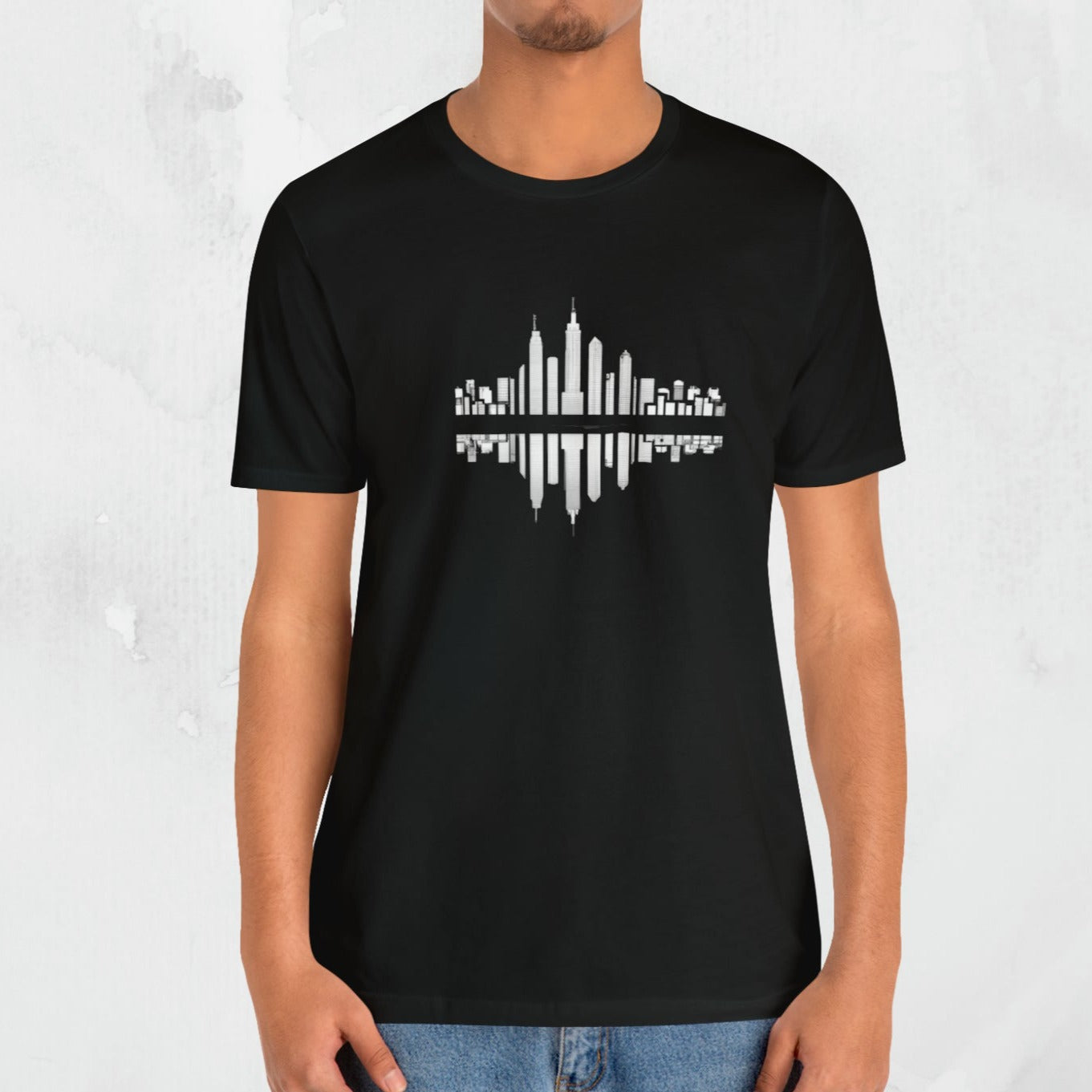 "Urban Reflection" Minimalistic Men's T-shirt