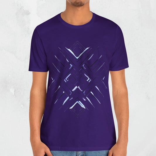 "CyberCore" Geometric Design T-Shirt Abstract Design