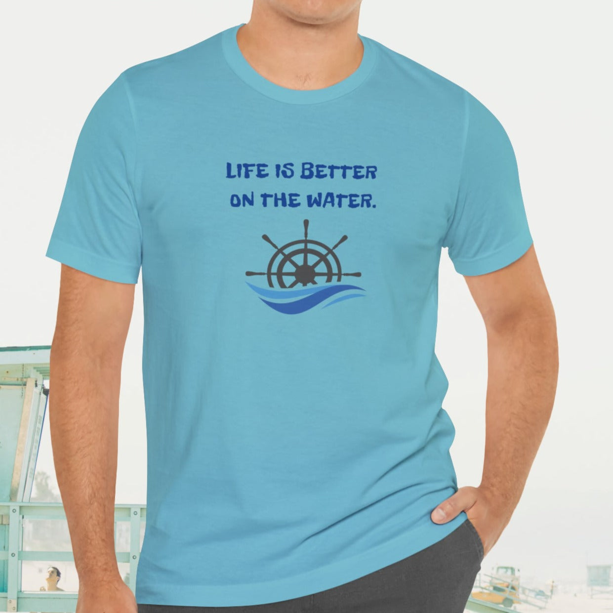 "Life on Water" Men's T-shirt