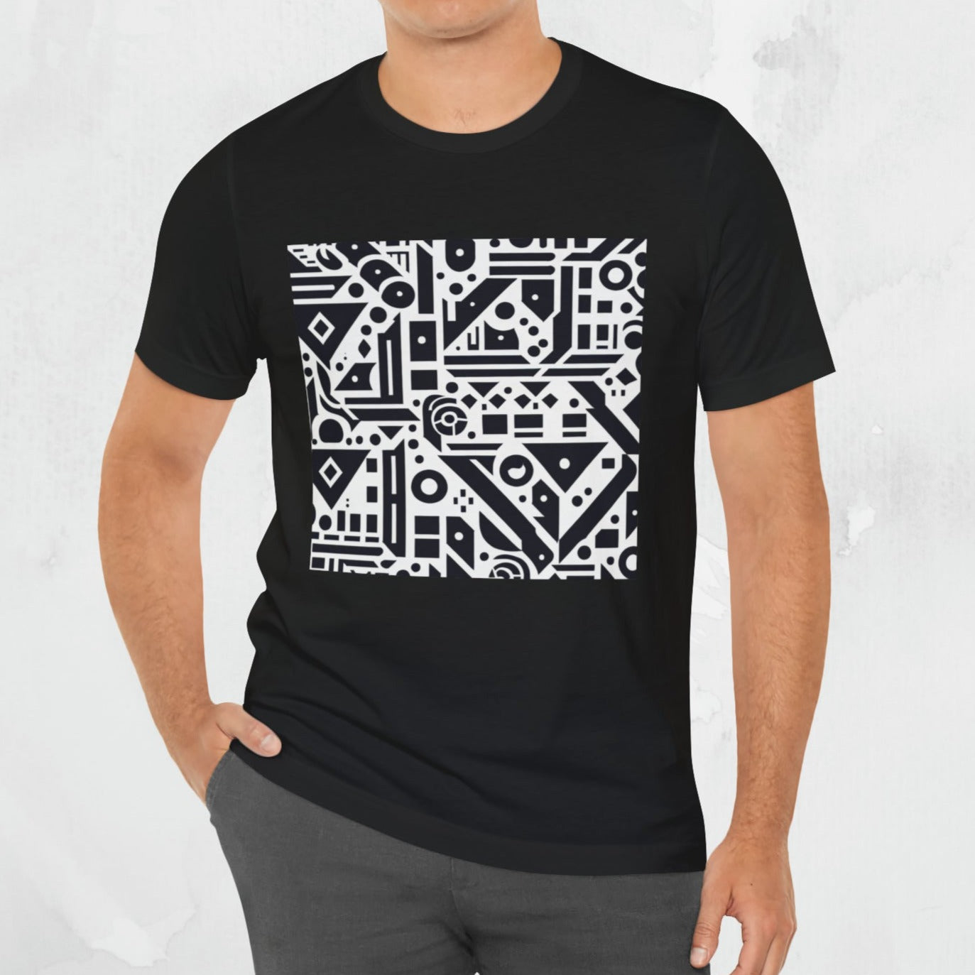 "Boho  Beat" Geometric Men's T-Shirt