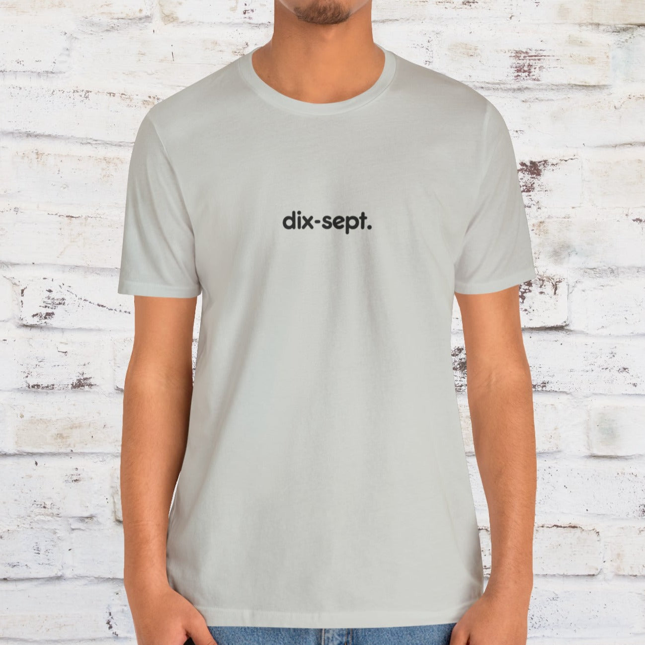 "Dix-Sept" (17)- Minimalistic  Men's T-shirt