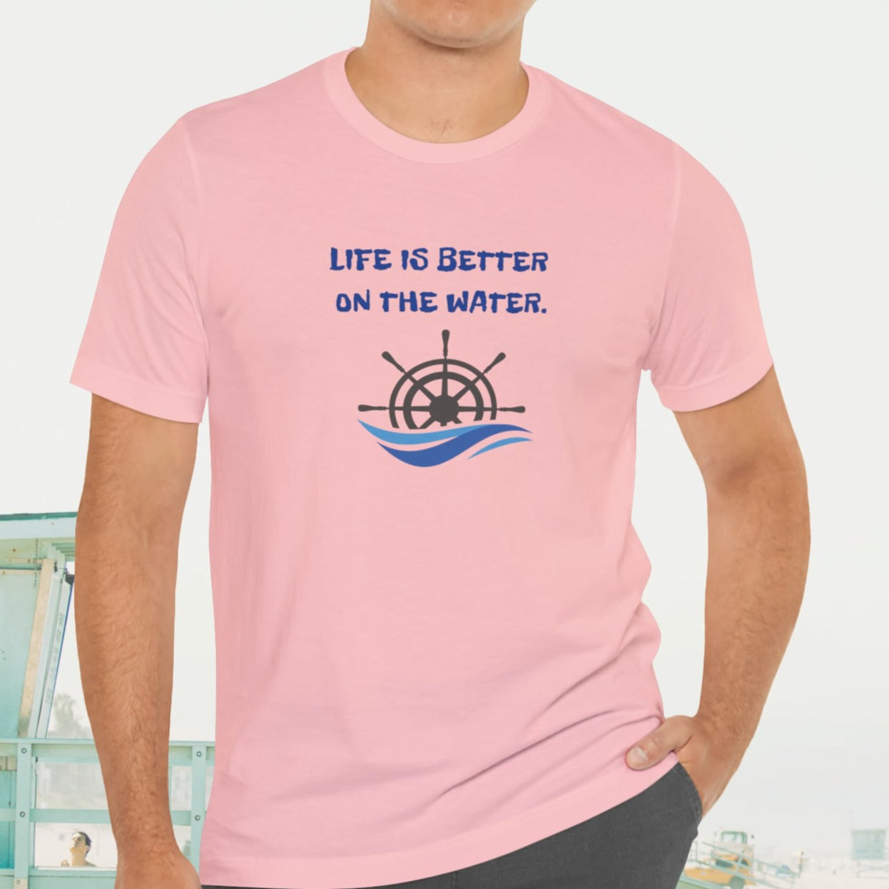 "Life on Water" Men's T-shirt