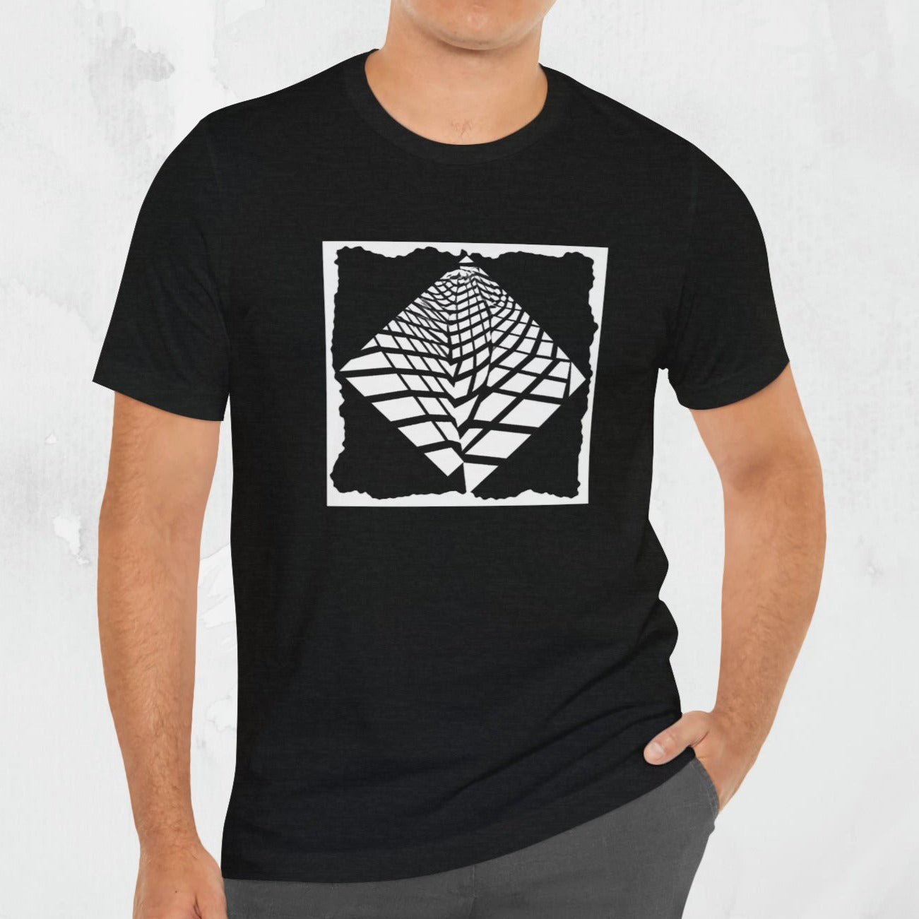 "Twisted Reality" Men's Graphic T-shirt - 100% Cotton - Urban Fashion