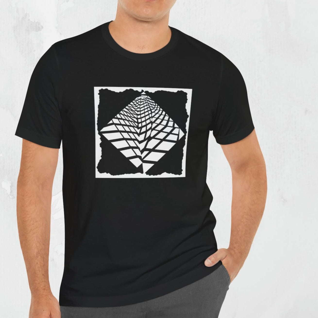 "Twisted Reality" Men's Graphic T-shirt - 100% Cotton - Urban Fashion