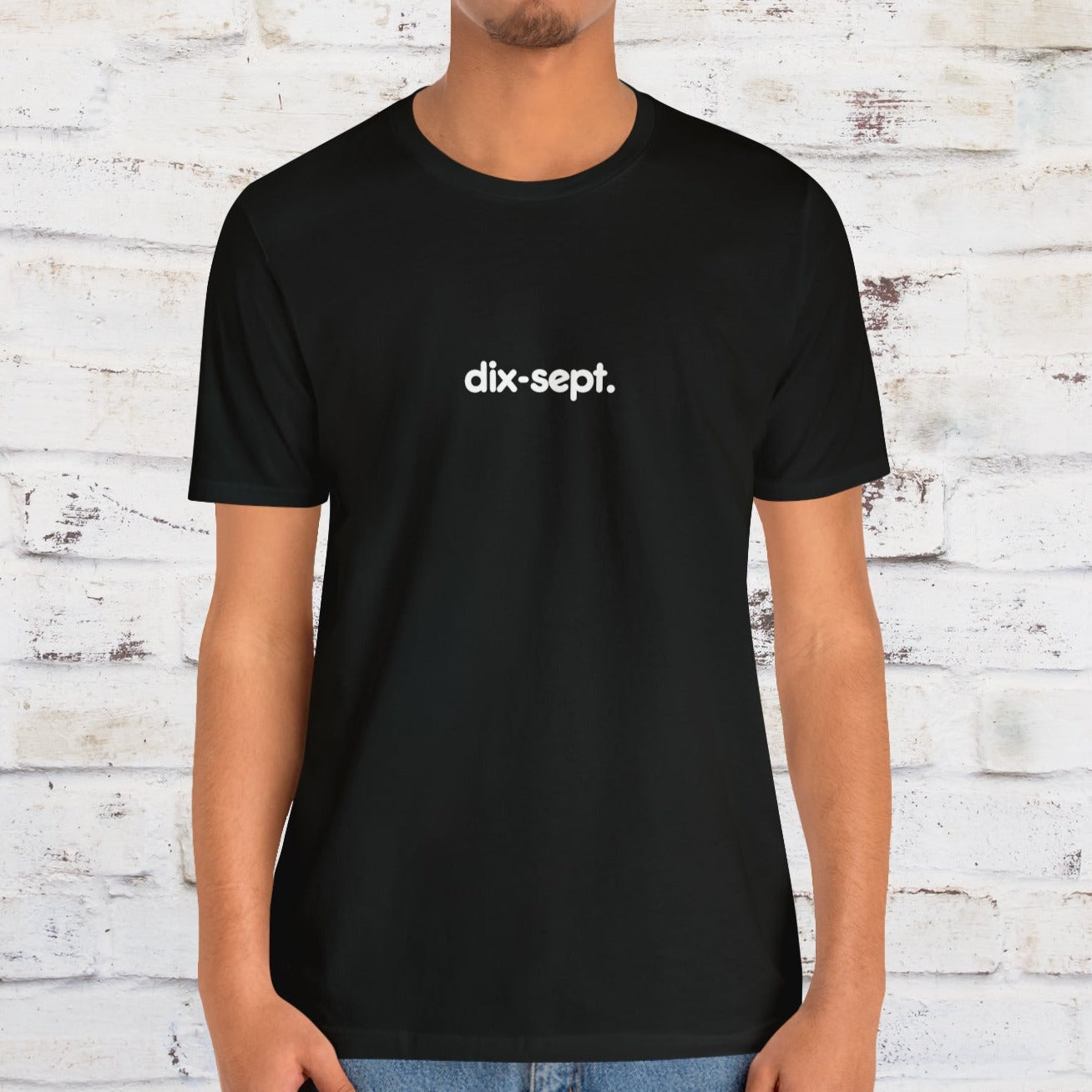 "Dix-Sept" (17)- Minimalistic  Men's T-shirt