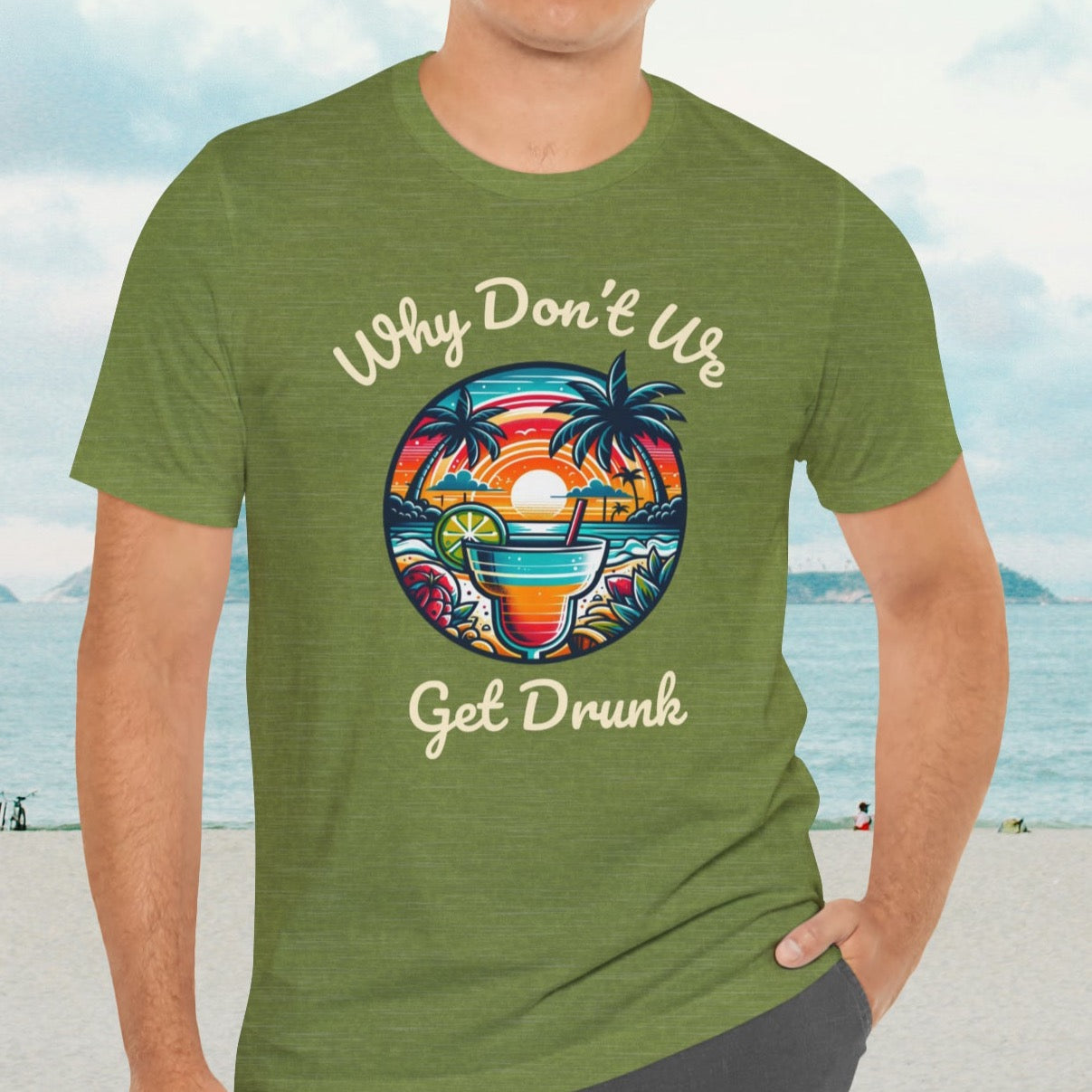 "Get Drunk" Men's Tropical t- shirt