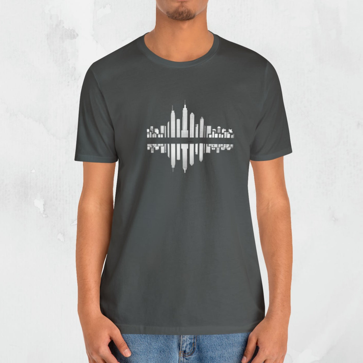 "Urban Reflection" Minimalistic Men's T-shirt