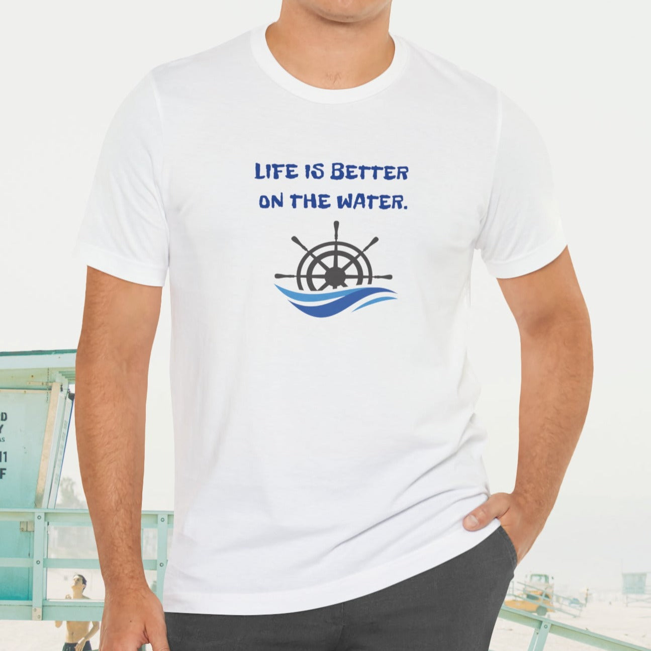 "Life on Water" Men's T-shirt