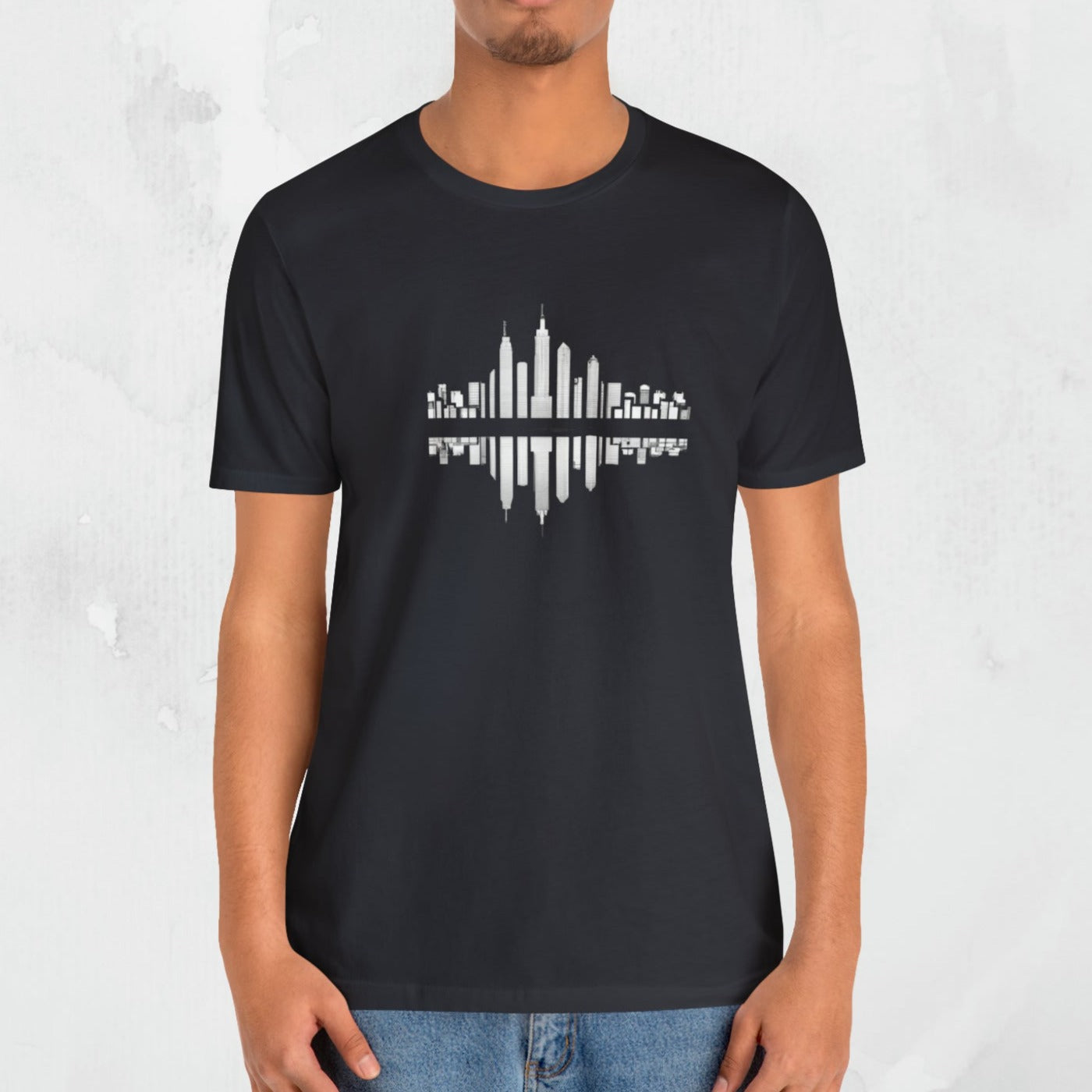 "Urban Reflection" Minimalistic Men's T-shirt