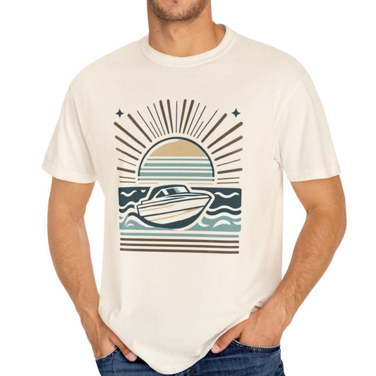 "Oceanic Drift" Men's Garment-Dyed T-shirt