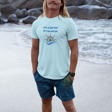 "Life on Water" Men's T-shirt
